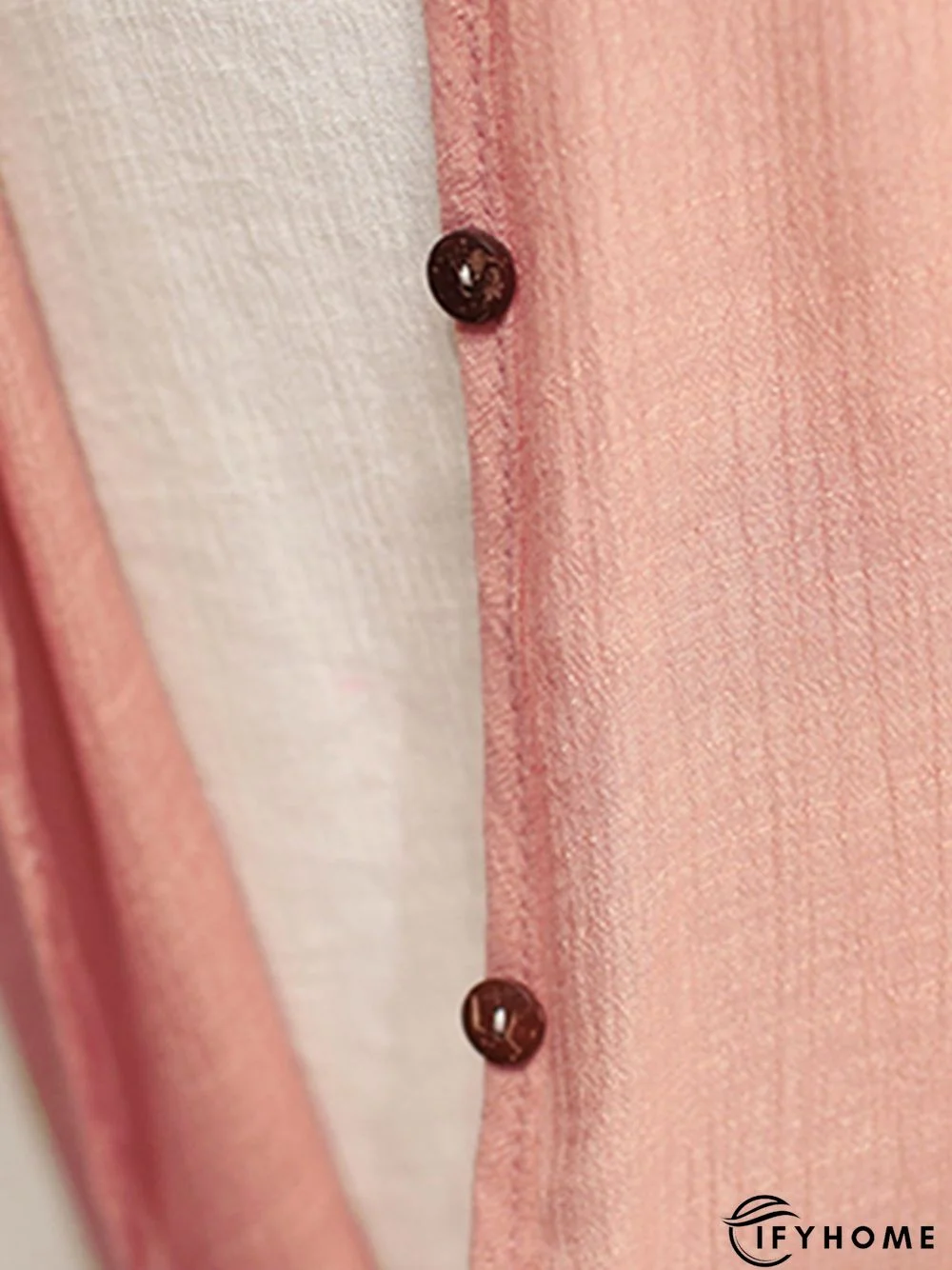 Casual Crew Neck Two Piece Buttoned Casual Dress | IFYHOME