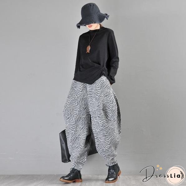 Plus Size Goddess Fan Elastic Waist Solid Color Full Length Pants