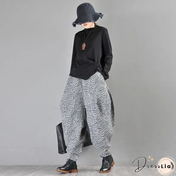 Plus Size Goddess Fan Elastic Waist Solid Color Full Length Pants