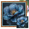 Flower - Full Embroidery 2 Strands 14CT Stamped Cross Stitch - 45*45CM
