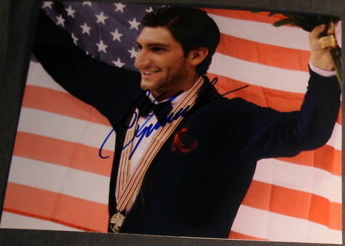 EVAN LYSACEK SIGNED AUTOGRAPH USA OLYMPIC CHAMP Photo Poster painting