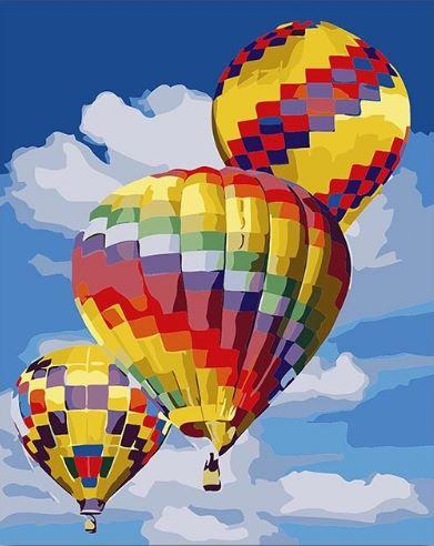 

Hot Air Balloon in the Sky – Paint By Numbers - 40*50CM, 501 Original