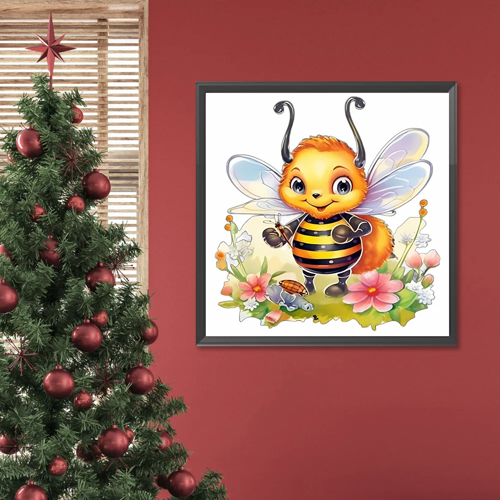 Full Round Diamond Painting 30*30cm - Bee