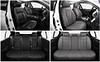 MINGBRON Car Seat Covers Full Set, 5 Seats Comfortable Faux Leather Seat Covers for Cars, Waterproof Automotive Seat Covers, Luxury Universal Fit Seat Covers for SUV, Sedans, Pick-up Trucks (Gray)