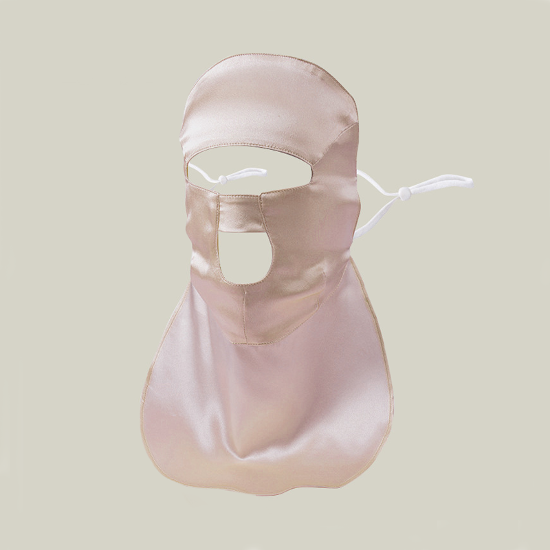 Masque complet en soie avec protection solaire 19 Momme- SOIE PLUS