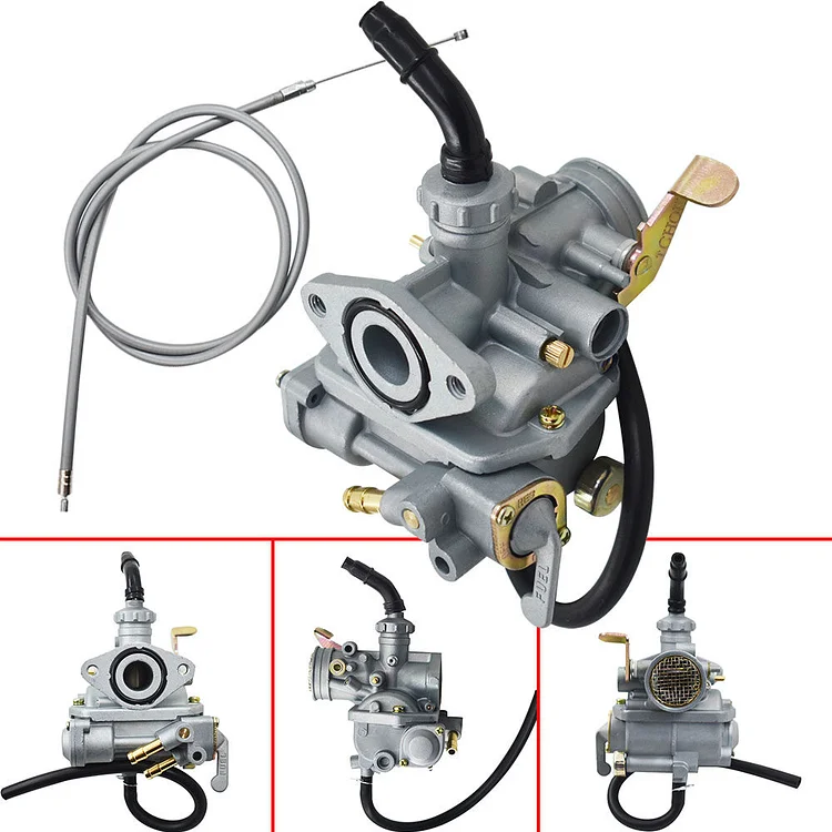 Silscvtt Carburetor Replacement for Honda CT70 CT70H CT 70 KO K1 K2 K3 Trail Bike 1969-1977 Carb with Throttle Cable