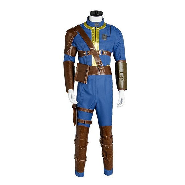 Fallout 4 FO Nate Vault #111 Outfit Jumpsuit Uniform Cosplay Costume Halloween Carnival