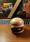 Original design creative hamburger rotating perpetual calendar