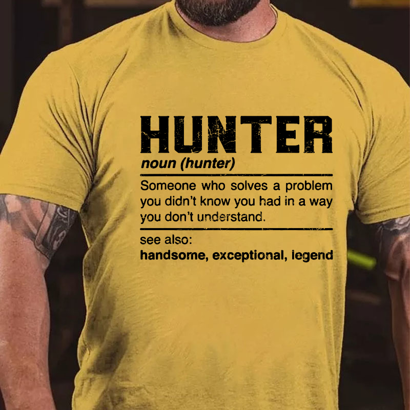 Hunter Definition Design Tshirt