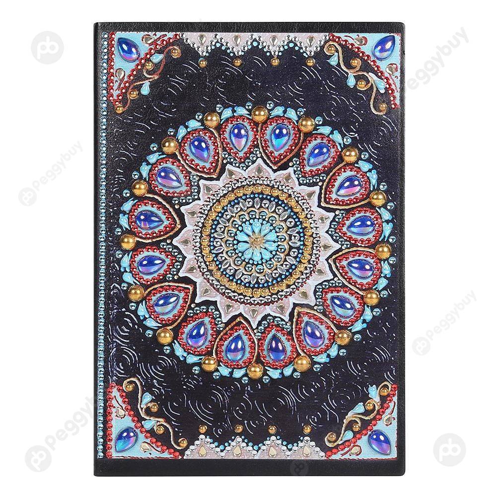

Mandala-DIY Creative Diamond 50 Pages A5 Notebook, 501 Original