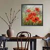 Coquelicot-Ronde Drill Diamant Peinture -40*40CM 