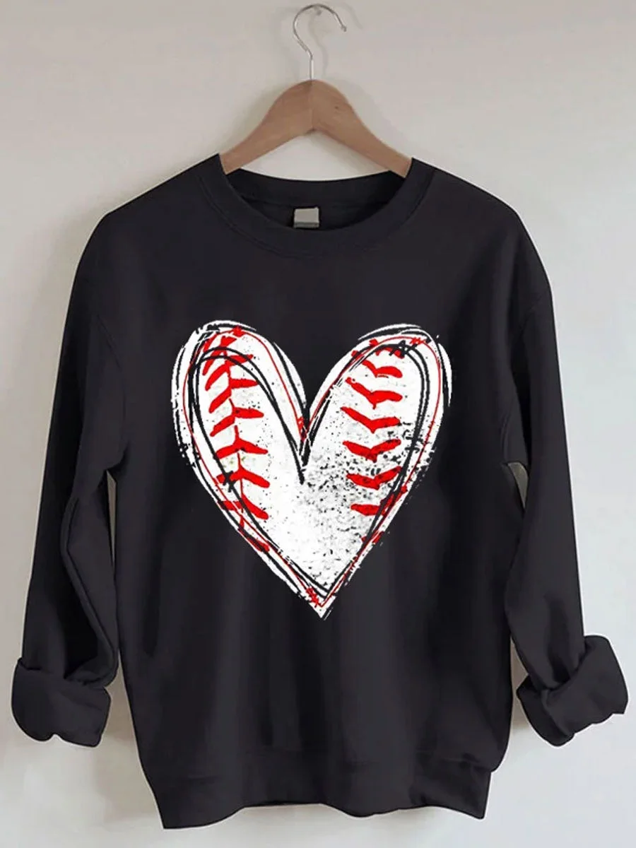 Baseball Heart Seatshirt