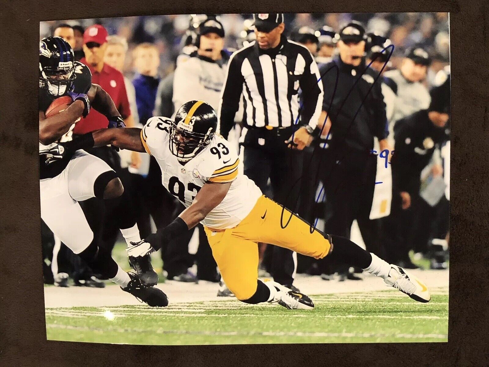 Jason Worilds AUTOGRAPH PITTSBURGH STEELERS Legend Hand Signed 8x10 Photo Poster painting