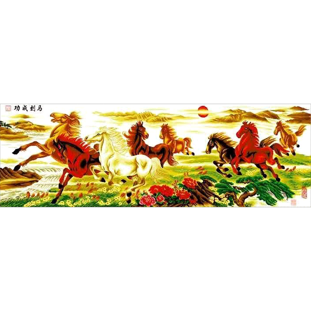 

Wish Success - Round Drill Diamond Painting - 80*30CM (Big Size), 501 Original