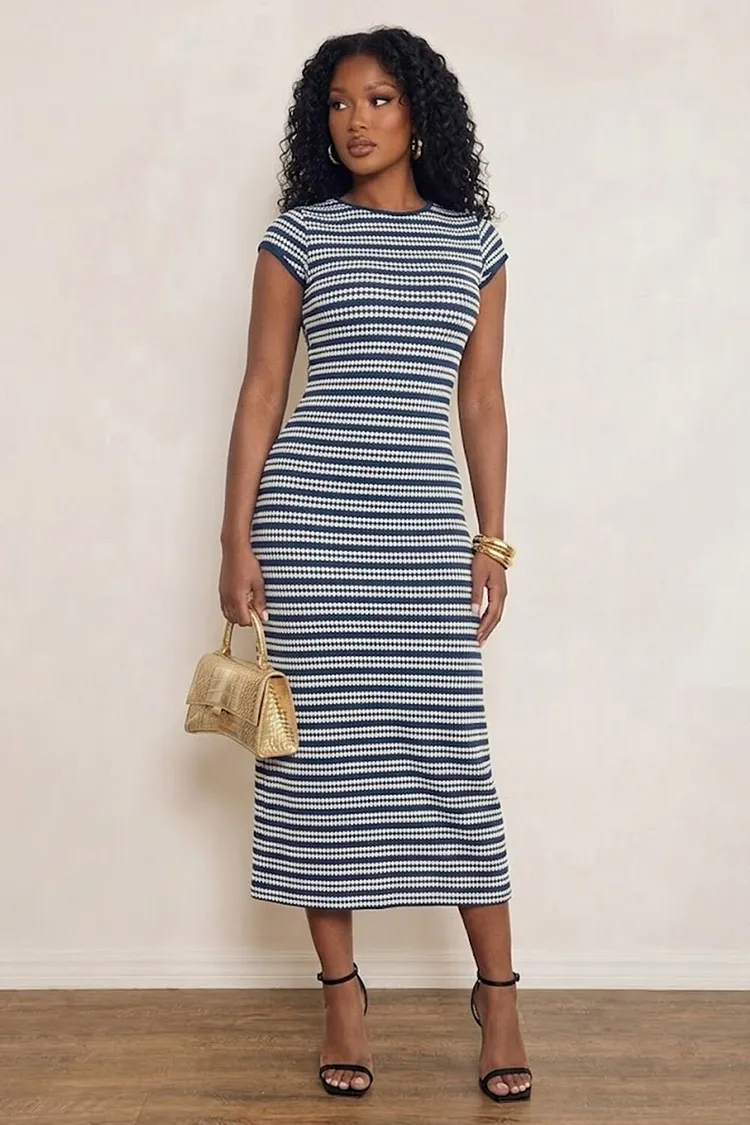 cap sleeve dress casual Womens Summer Ruffle Dresses 2024 Trendy Cap Sleeve V Neck Tiered Flowy Dress Casual Vacation Midi Dress with Pockets at Amazon Women's Clothing store