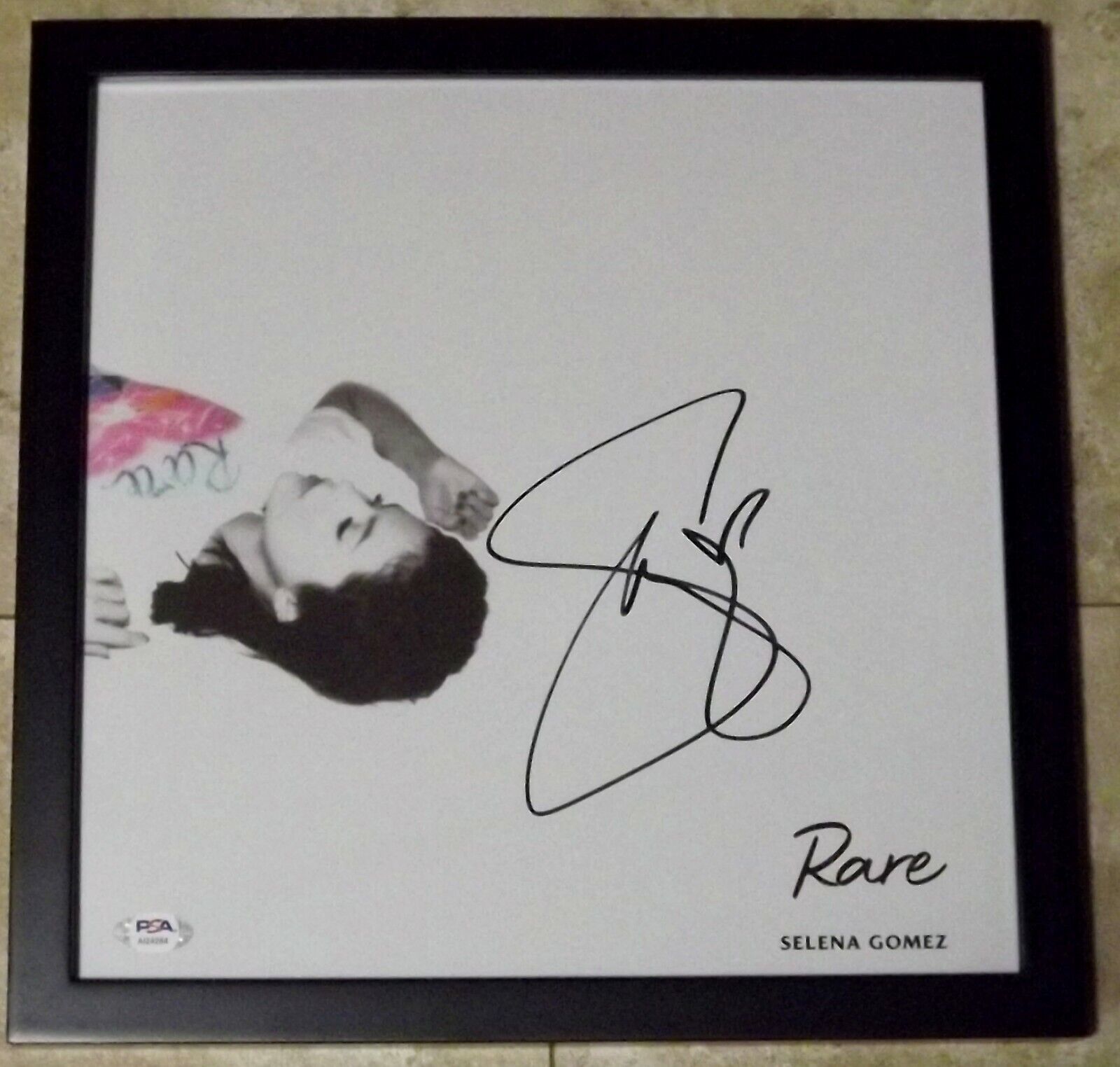 Selena Gomez Signed Autographed RARE Record Album LP 12x12 Photo Poster painting Cover PSA COA!