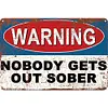 Warning - Vintage Metal Signs - 20*30cm/30*40cm - Warning
