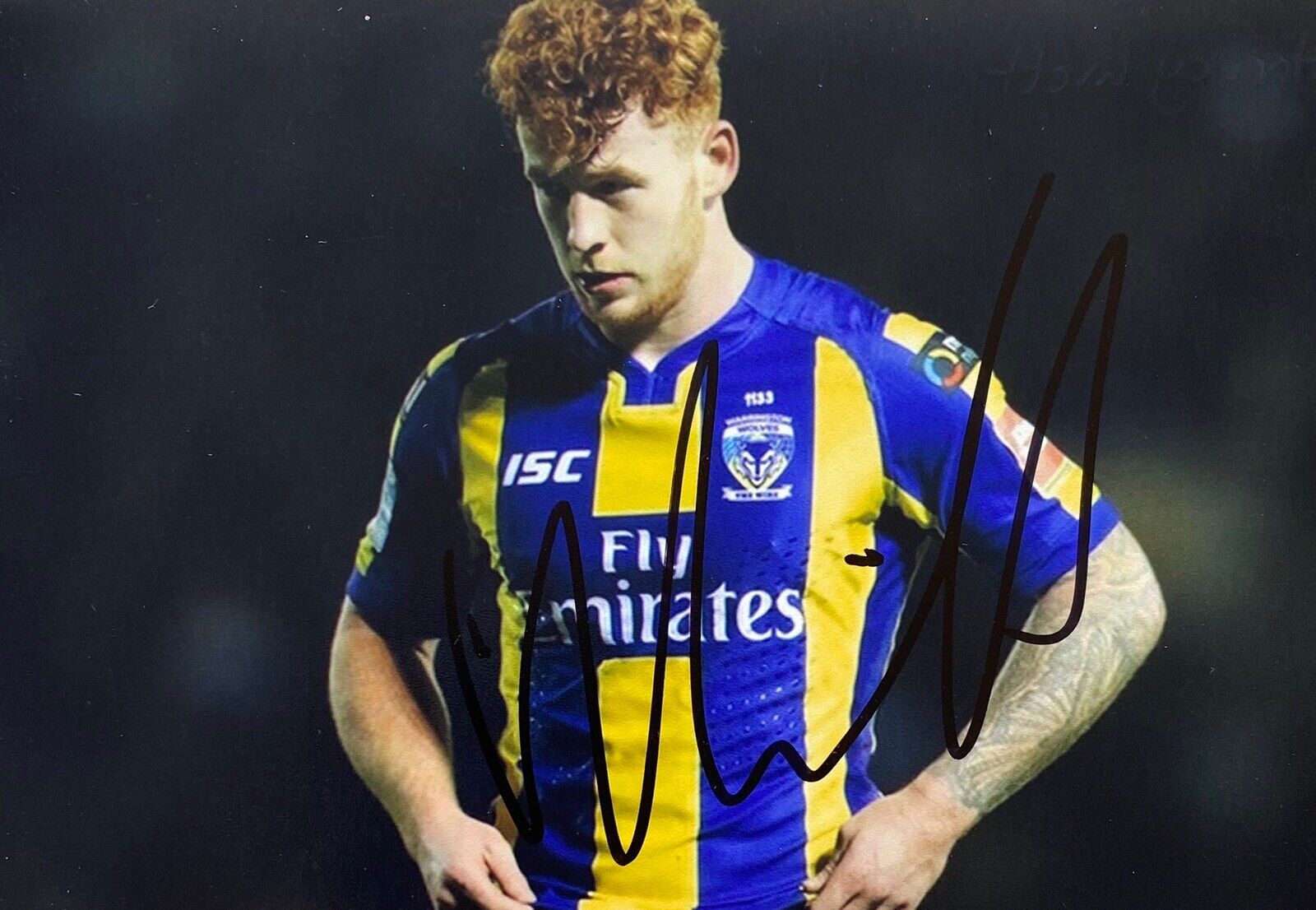 Harvey Livett Genuine Hand Signed 6X4 Photo Poster painting - Warrington Wolves 3