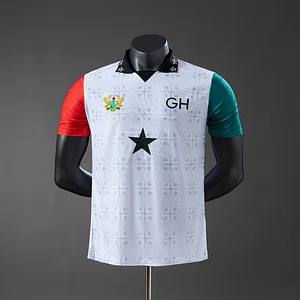 2025 Player Version Ghana National Commemorative Edition White Football Shirt 1:1 Thai Quality