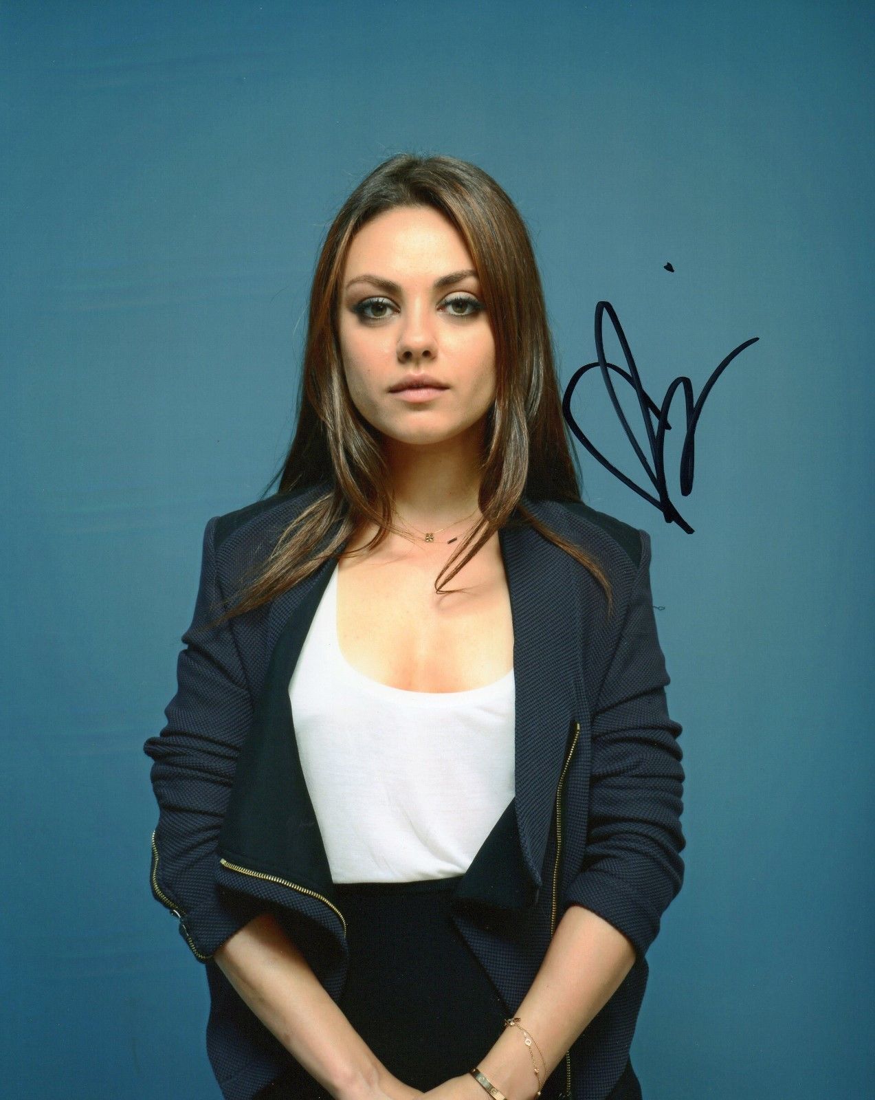 MILA KUNIS AUTOGRAPHED SIGNED A4 PP POSTER Photo Poster painting PRINT 11