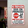 No Trespassing My Dog Is An Asshole - Vintage Metal Signs(12*16Inch) - Warning 