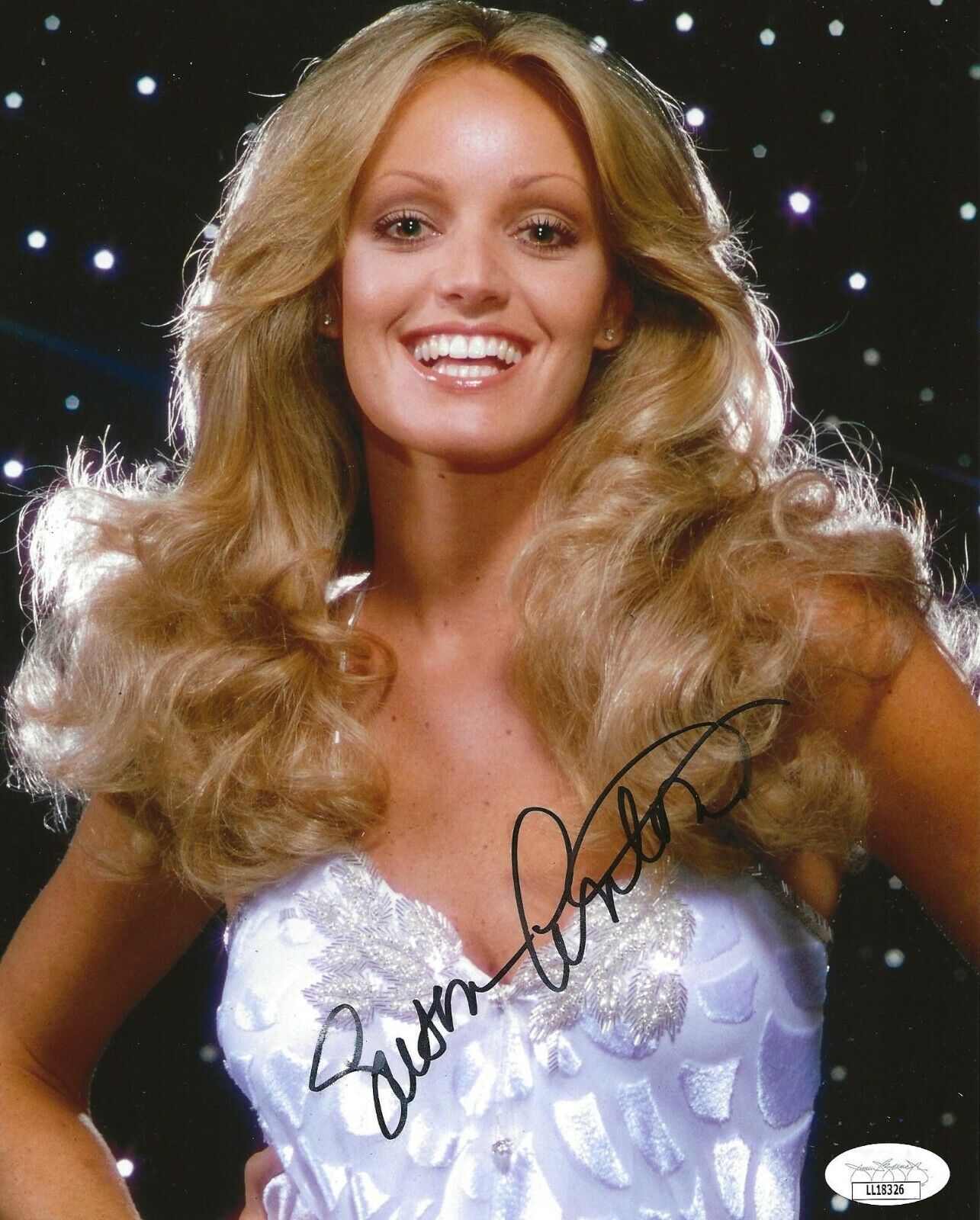 Susan Anton Goldengirl Spring Fever signed Hot 8x10 Photo Poster painting autographed 2 JSA