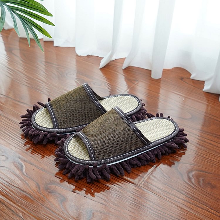 Gioiacombo™ Pantofole da pavimento lavabili rimovibili in lino