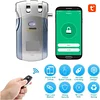 Smart 433MHz Wireless WiFi Lock Remote Control BT Electronic Keyless Door Invisible Lock Phone Control Fingerprint Lock