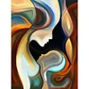 >SALE<(DE0886) 5D DIY Full Drill Diamond Painting Abstract Woman Cross Stitch Embroidery 20X30cm