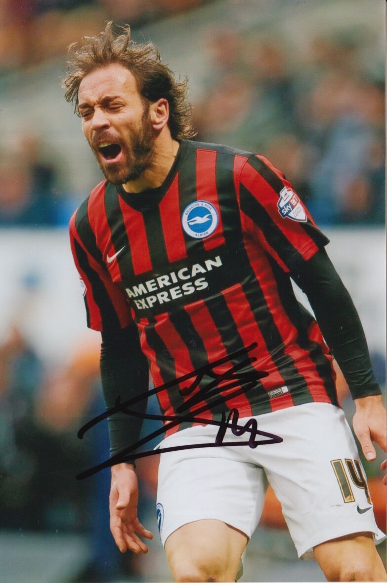 BRIGHTON HAND SIGNED INIGO CALDERON 6X4 Photo Poster painting 2.