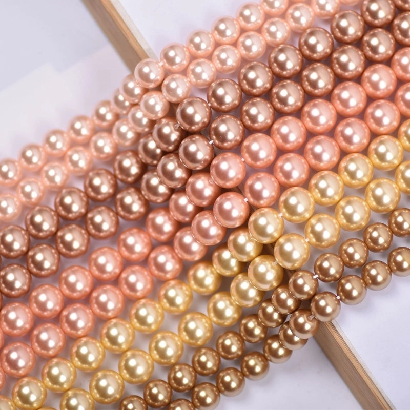 1 Piece Minimalist Round Freshwater Pearl Jewelry Accessories