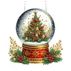 >SALE<Acrylic Christmas Crystal Ball Rhinestone Diamond Art Window Pendants for Garden