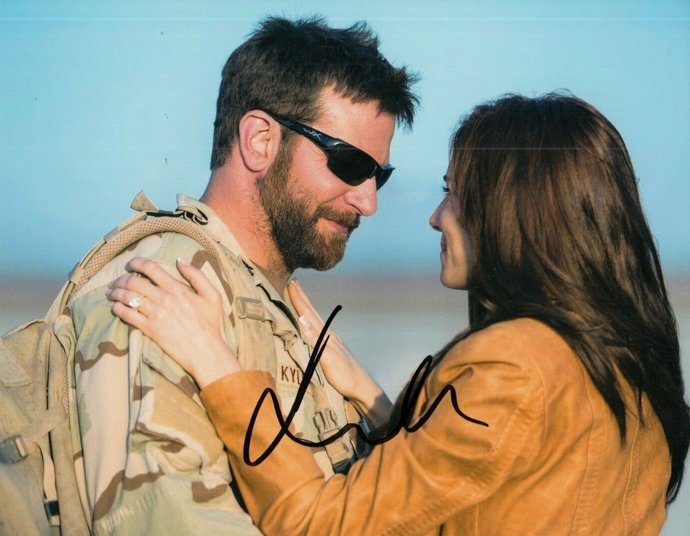 SIENNA MILLER signed (AMERICAN SNIPER) TAYA autograph Movie 8X10 *Proof* W/COA