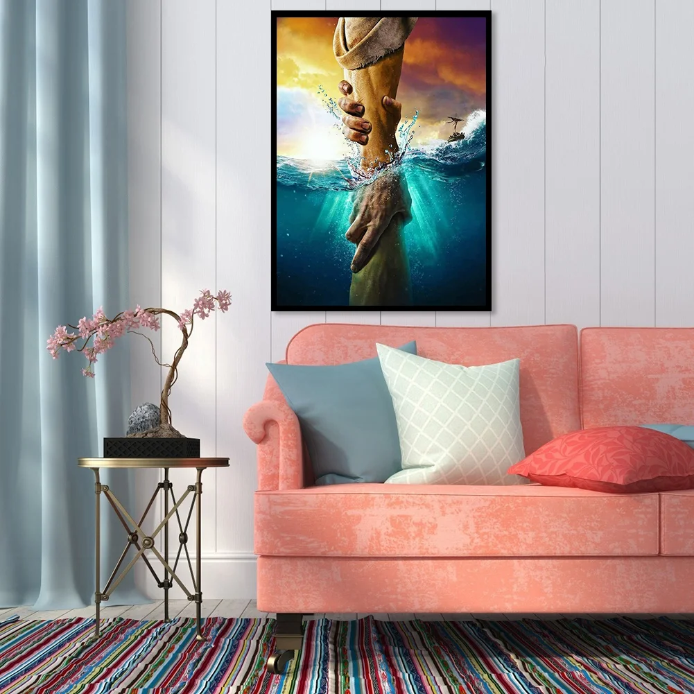 Diamond Painting - Full Round Drill - Helping Hand(30*40cm)