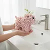 Chenille Dog Hand Towel Fluffy and Soft Decorative Puppy Towels Highly Sorbent Microfiber Multipurpose for Bathroom Kitchen Washstand