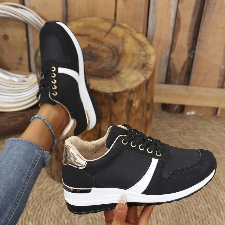 Yyvonne Sports Single Shoes Women's New Fashion In The Spring Of 2025 Casual Thick Soles Are Comfortable