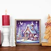 Winter Houses - Crystal Rhinestone Diamond Painting