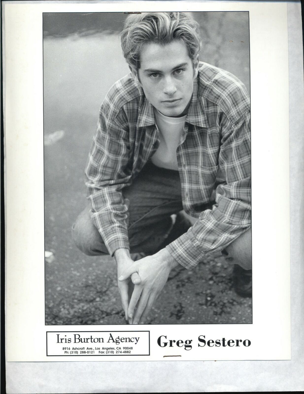 Greg Sestero - 8x10 Headshot Photo Poster painting w/ Resume - The Room