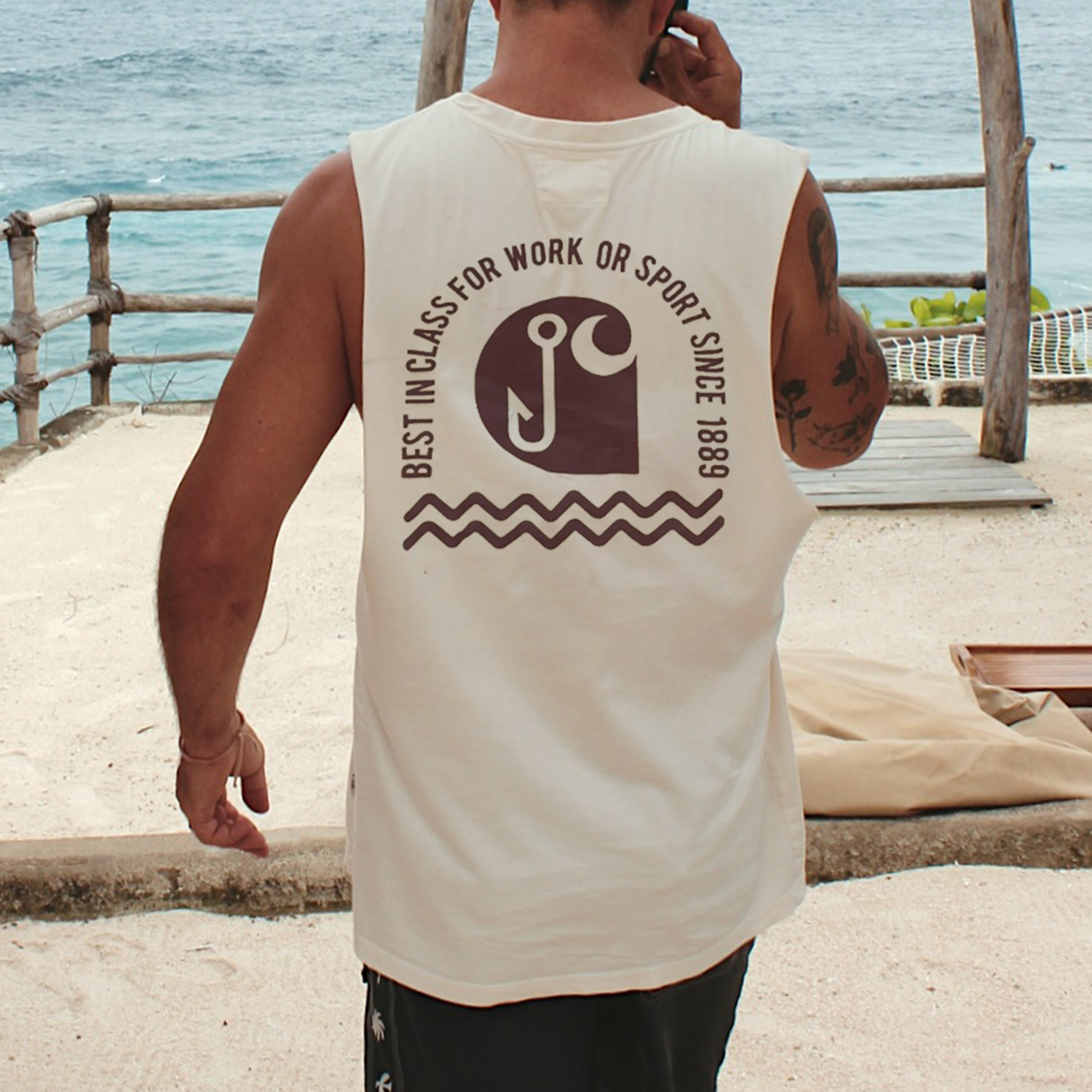 Men's Retro Casual Vest / TECHWEAR CLUB / Techwear