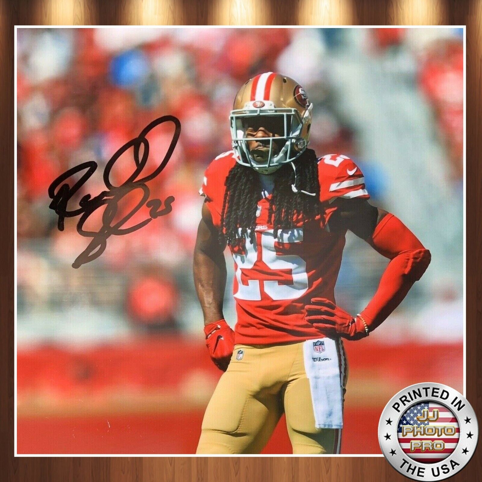 Richard Sherman Autographed Signed 8x10 Photo Poster painting (49ers) REPRINT