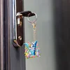 (US Local)PET Double Sided Special Shaped Easter Alphabet DIY Diamond Painting Keychain
