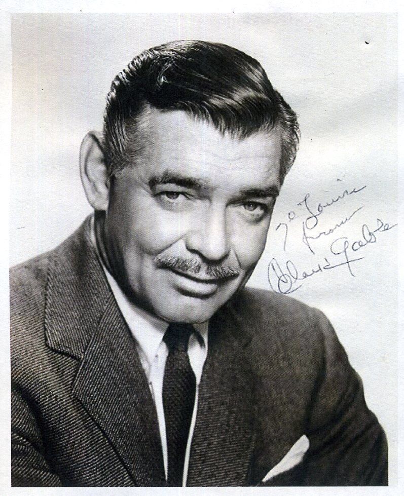 CLARK GABLE Signed Photo Poster paintinggraph - Film Star Actor - preprint