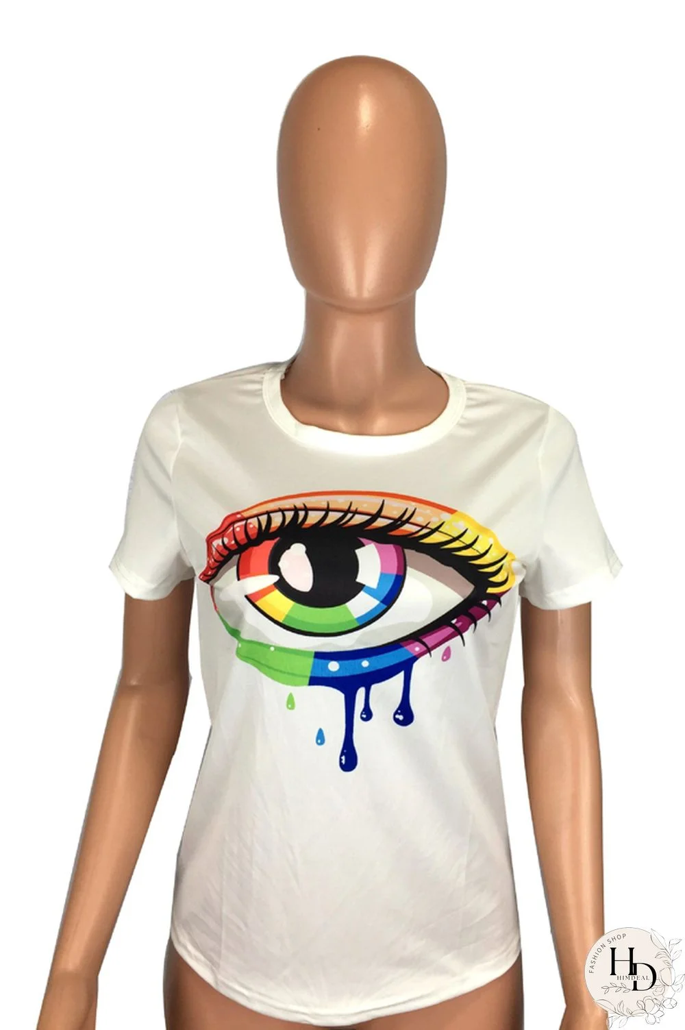 Pink O Neck Short Sleeve Solid Character