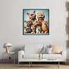 Funny Cat-Full Round Diamond Painting 30*30CM