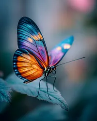 Color Butterfly Close - Diamond Painting