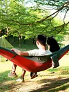 Professional Camping Hammock with Mosquito Net Breathable Swing Hanging Bed