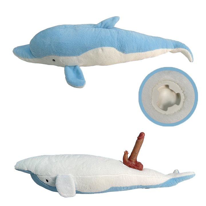 amouron Plush Dildo Machine with Dildos Thrust Licking Sex Toy with Remote Control