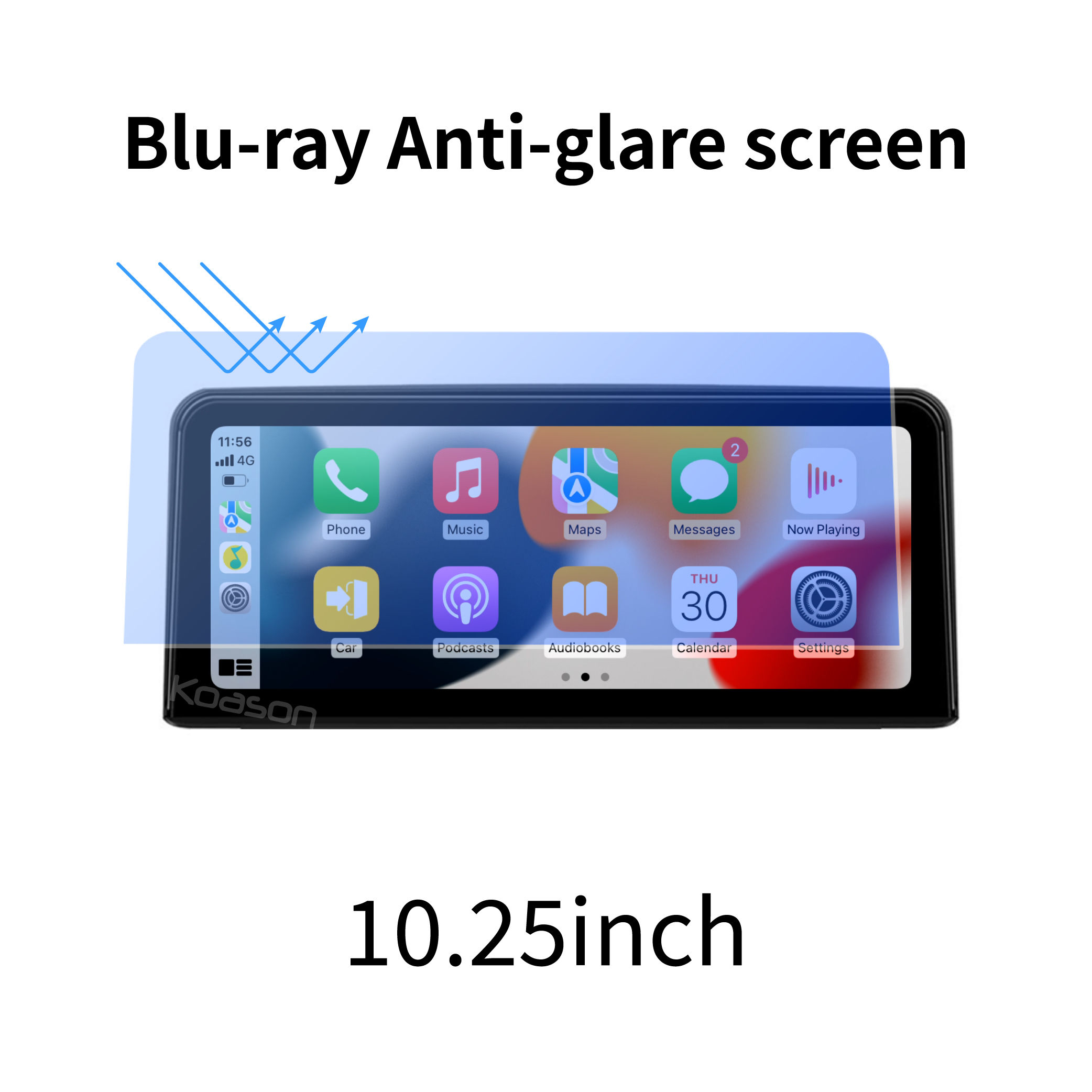 Car Stereo Wireless Apple CarPlay Android Auto Blue Ray Anti-Glare 10.25 inch Touch Screen for BMW X5 X6 E70 E71 CCC  2007-2010 USA STOCK