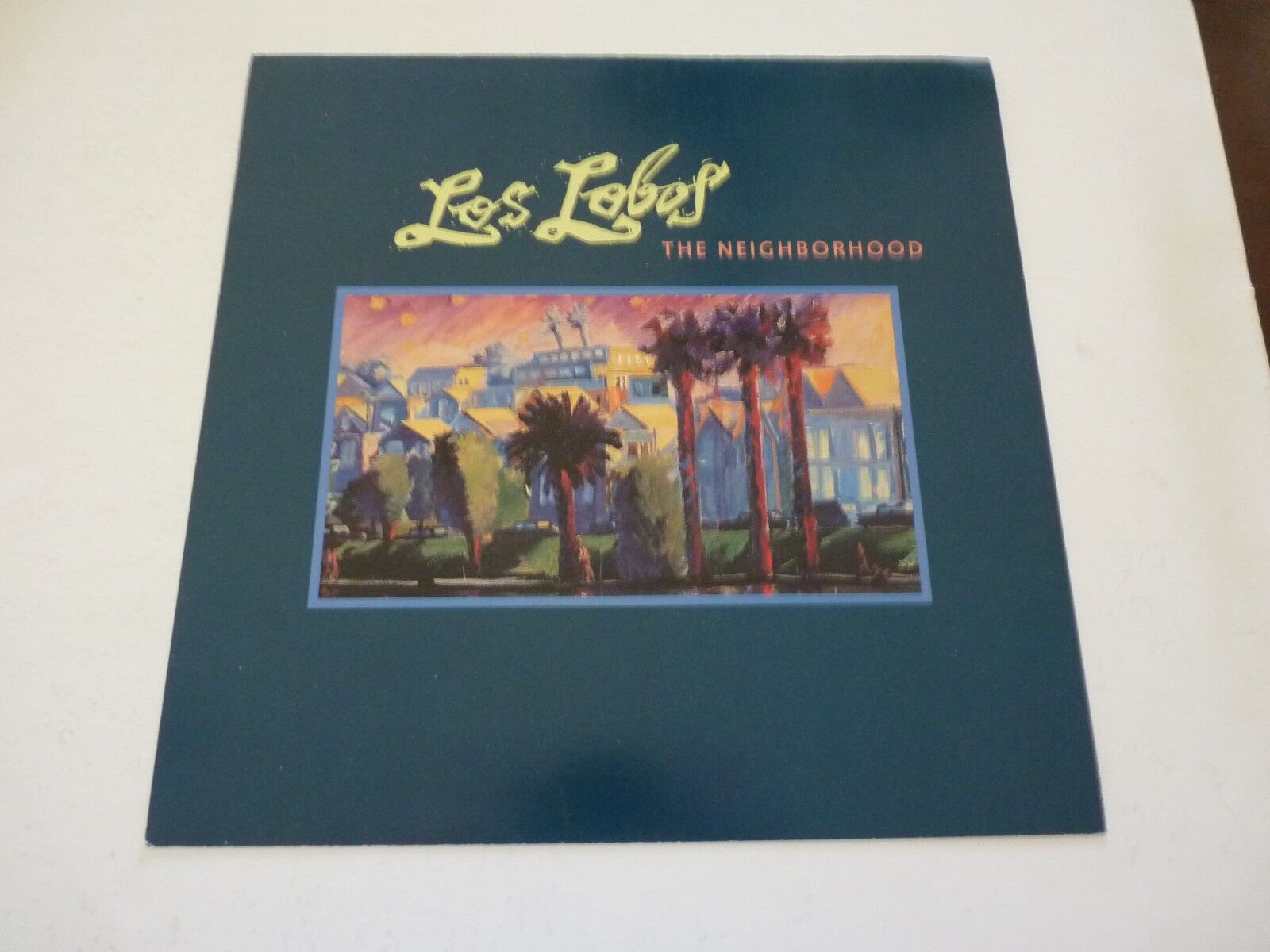 Los Lobos The Neighborhood 1990 LP Record Photo Poster painting Flat 12X12 Poster