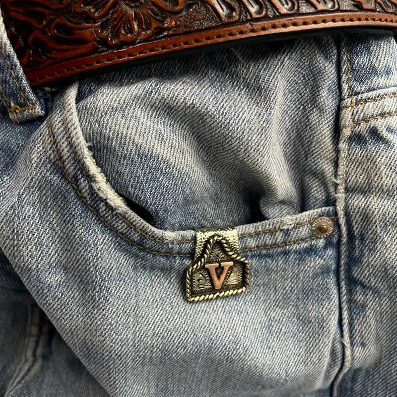 Western Initial Key Clip
